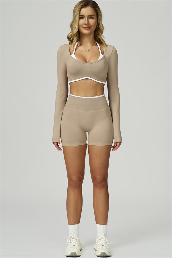 The Prime Line Long Sleeve Crop Top