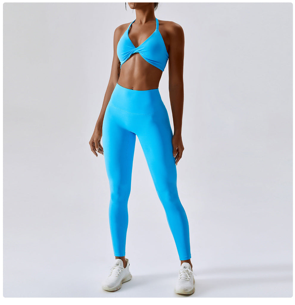 Ibiza Twist Bra Top & Leggings Set