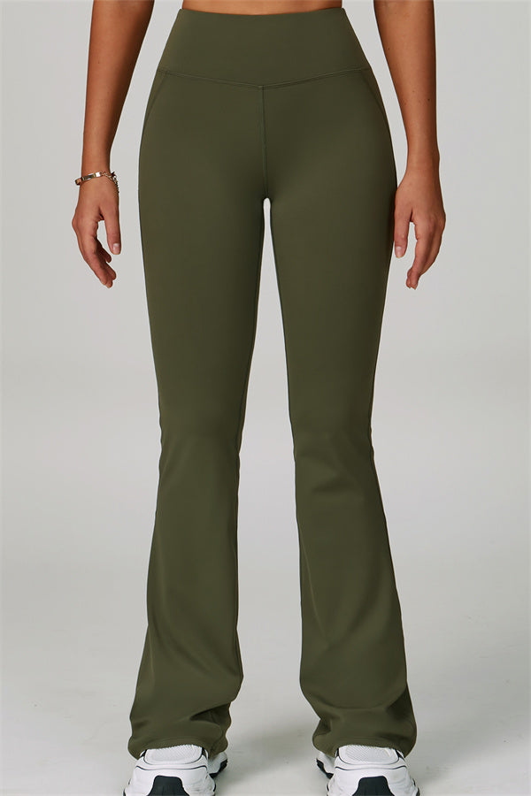 The Bold Halter Sports Bra Flared Leggings 2-Piece Set