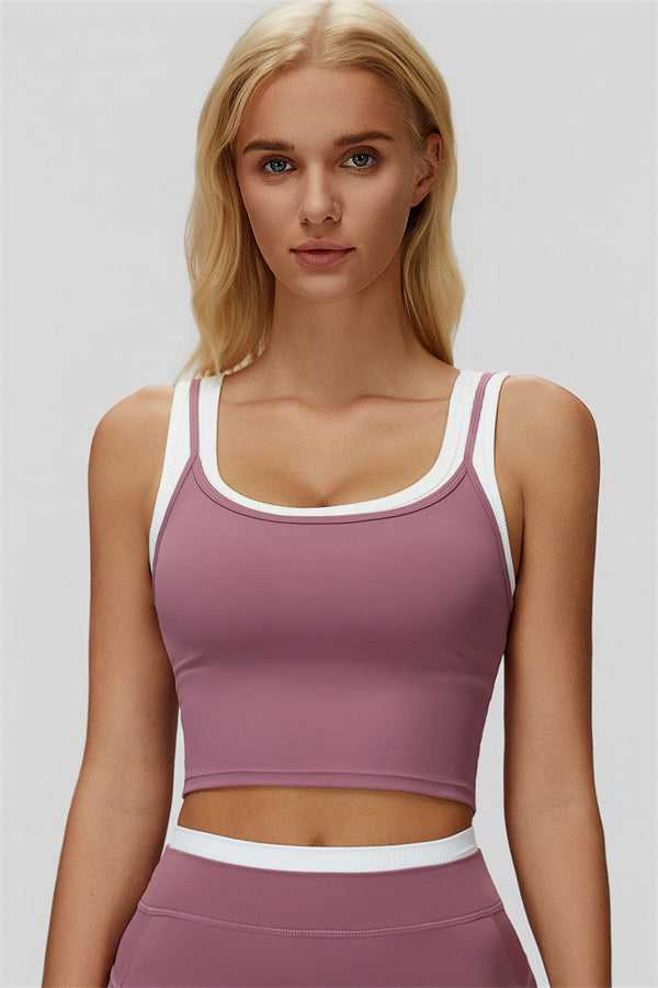 The Canyon Crop Tank Flared Leggings 2-Piece Set