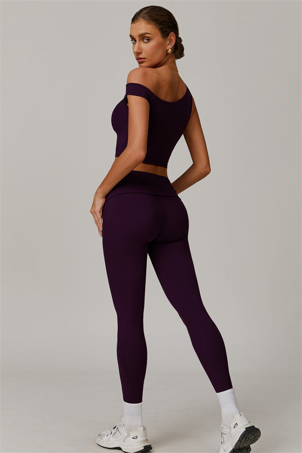 The Pearl Crop Top Leggings 2-Piece Set
