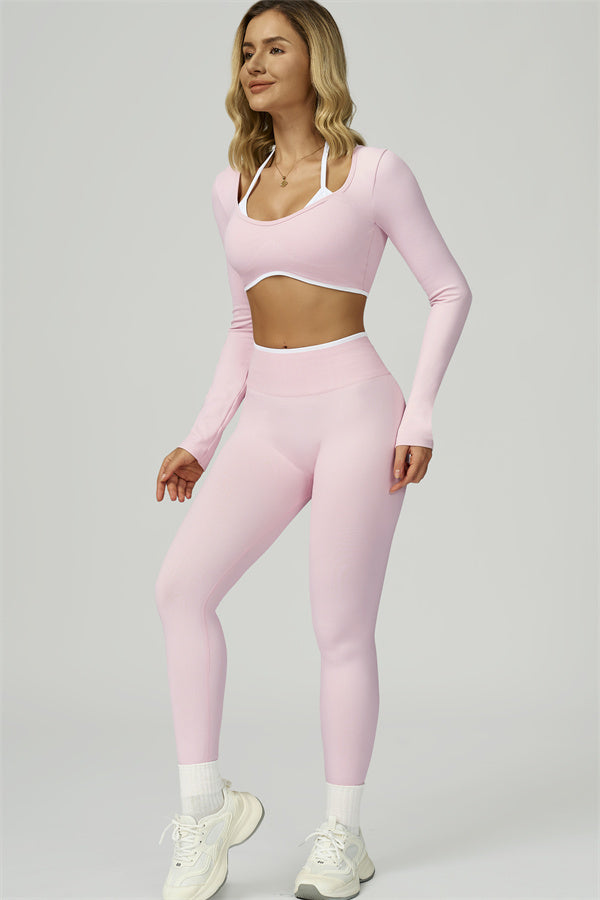 The Prime Line Long Sleeve Crop Top