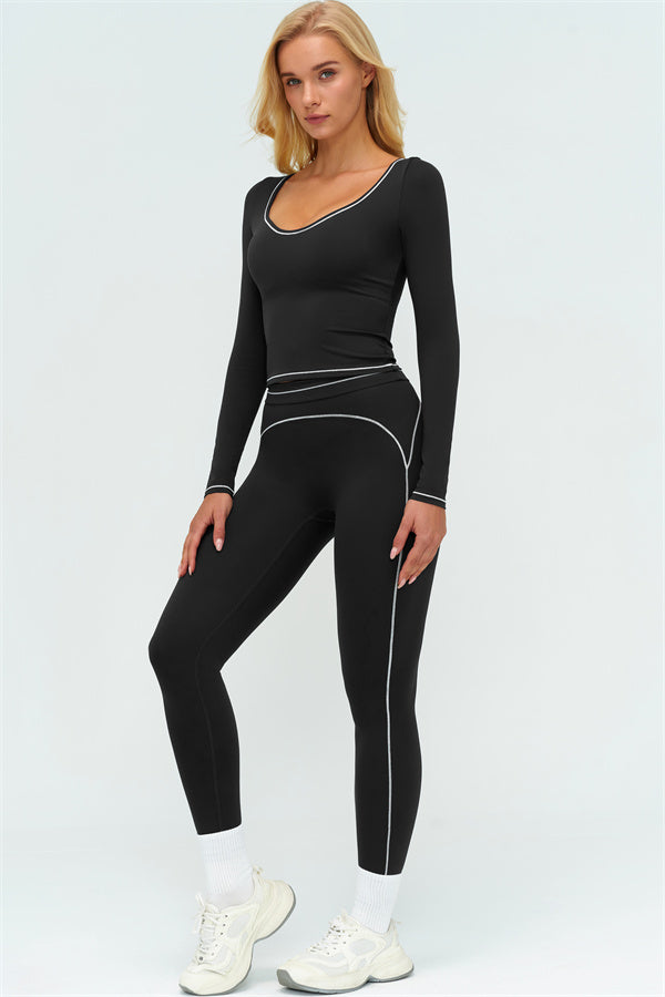 The Amara Long Sleeve T-shirt Leggings 2-Piece Set