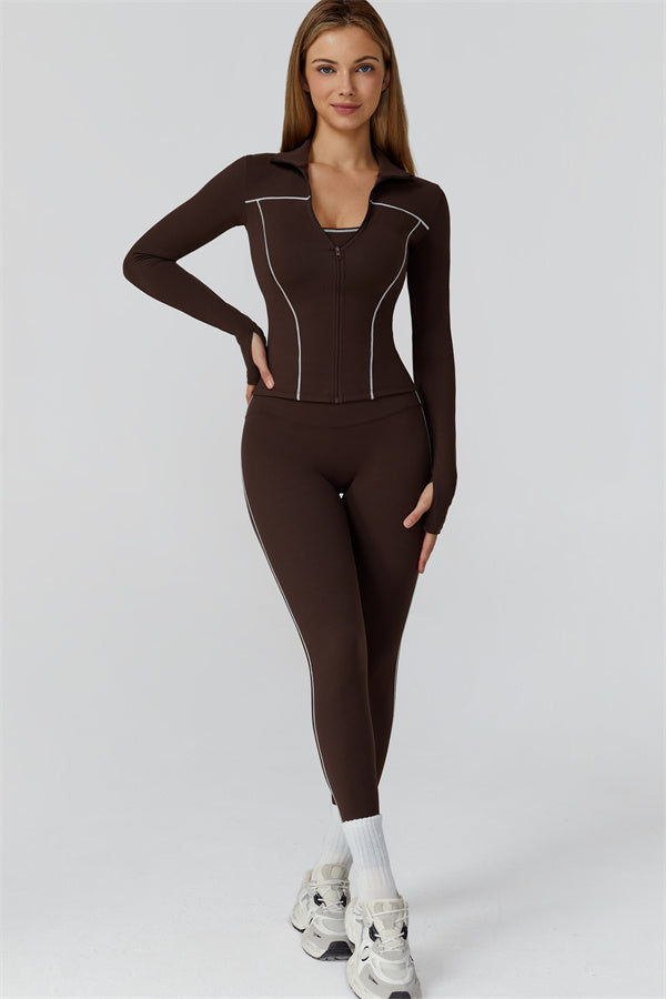 The Venus Zip Longsleeve Top