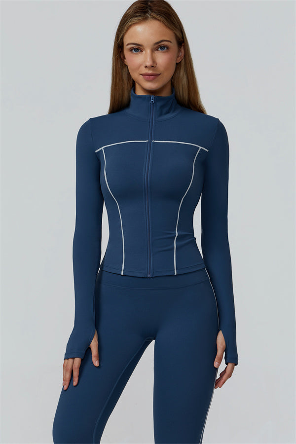 The Venus Zip Longsleeve Top