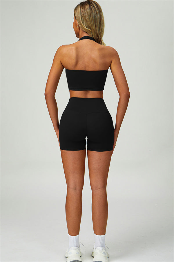 The Seraphine Halter Crop Top
