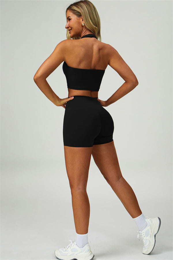 The Seraphine Halter Crop Top