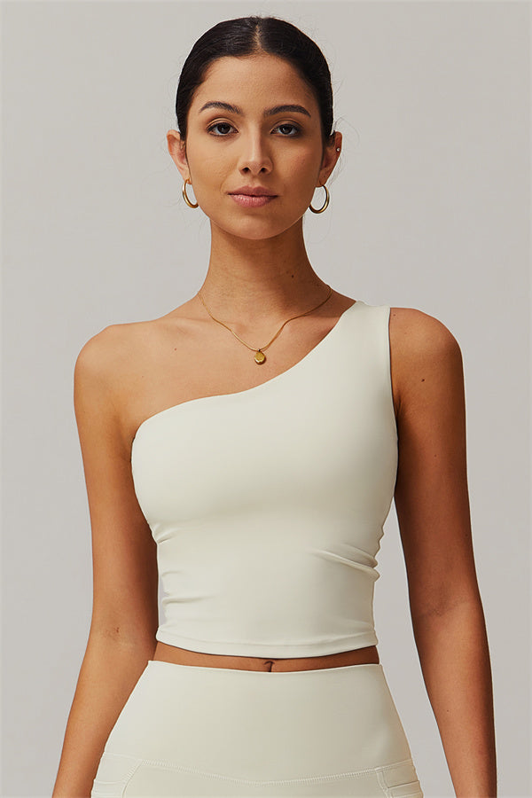 The Blissful Crop Top Almond