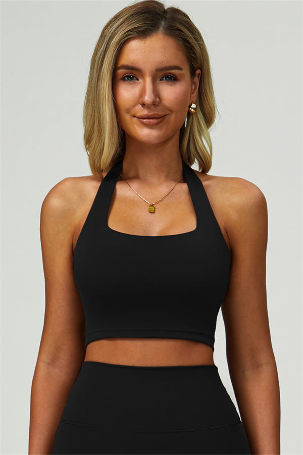 The Seraphine Halter Crop Top