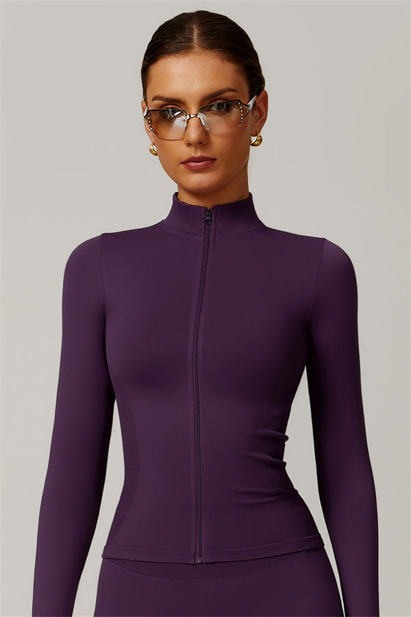 The Nova Luxe Jacket Plum Purple