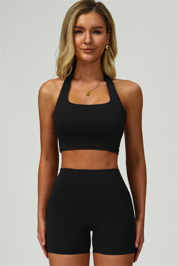 The Seraphine Halter Crop Top