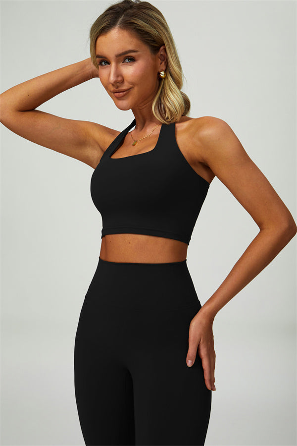 The Seraphine Halter Crop Top
