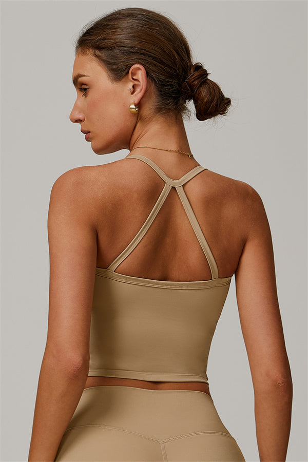 Athena Celeste Crop Vest Tumbleweed