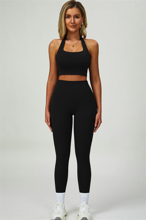 The Seraphine Halter Crop Top