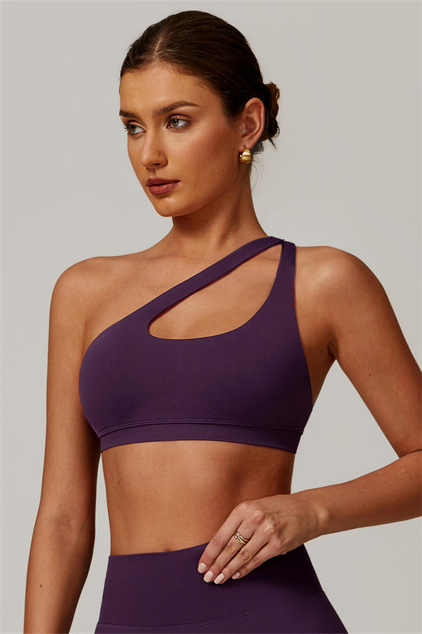 The Blossom Sports Bra Plum Purple