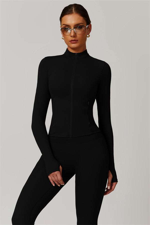 The Flourish Jacket Leggings 2-Piece Set Black
