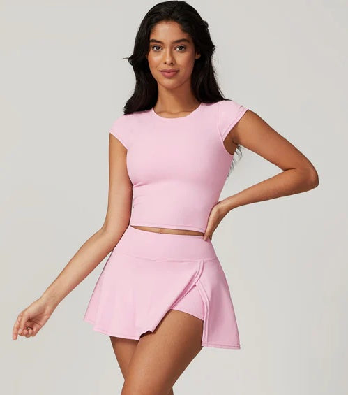 Talia T Sleeve Top & Skort Set