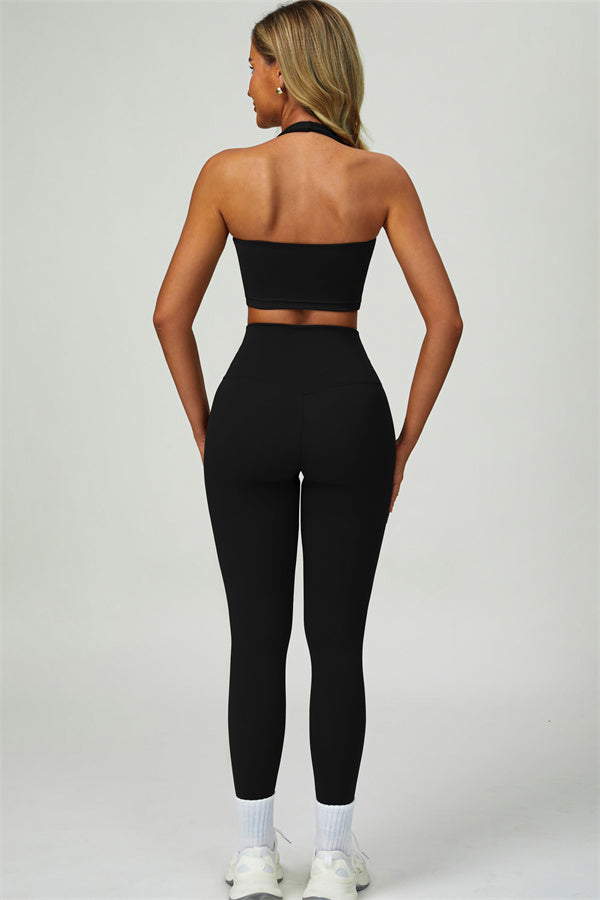 The Seraphine Halter Crop Top