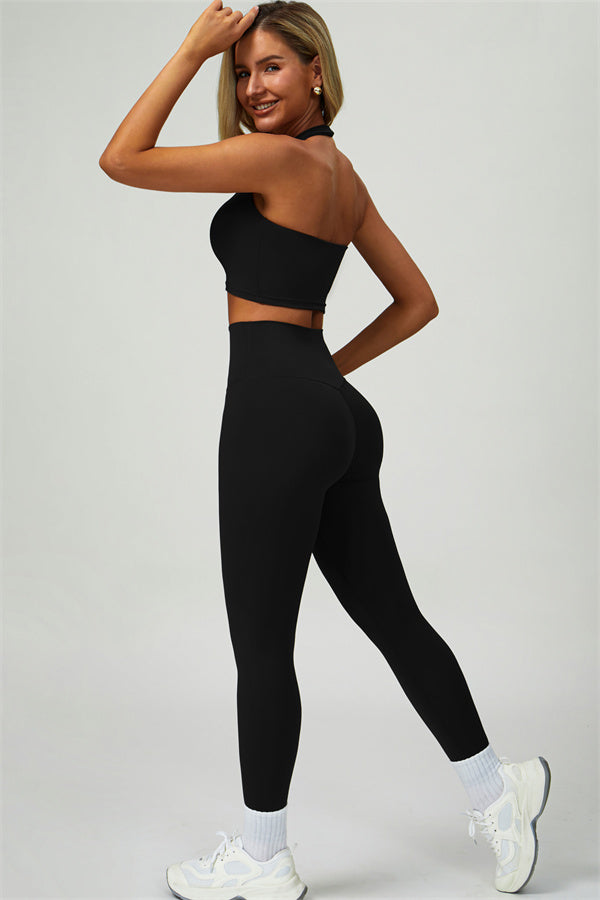 The Seraphine Halter Crop Top