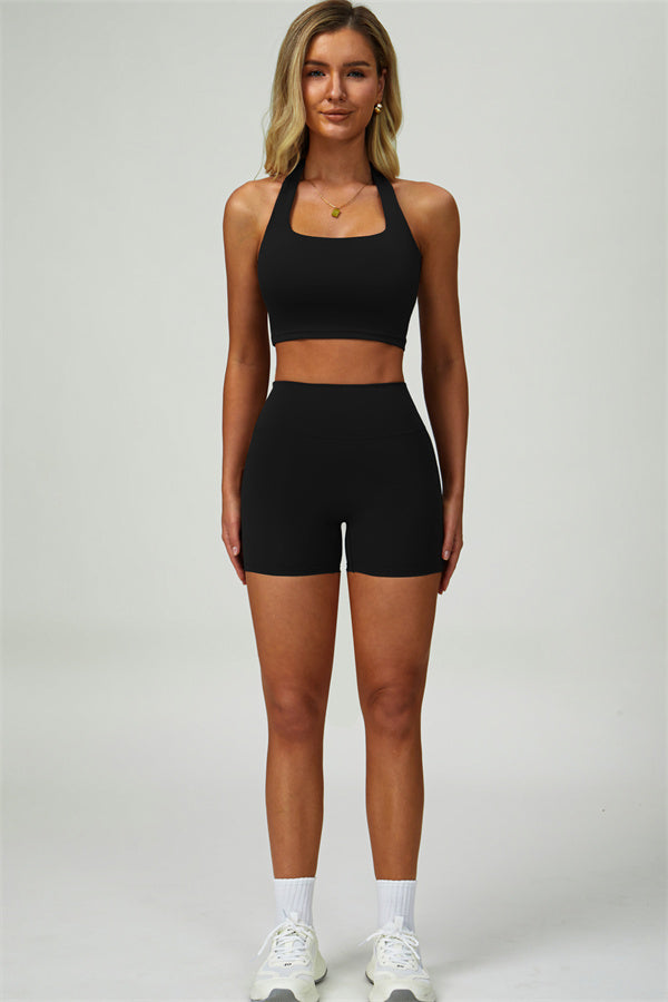 The Seraphine Halter Crop Top