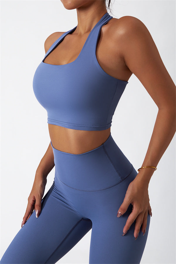 The Seraphine Halter Crop Top