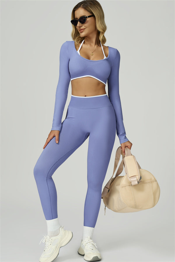 The Prime Line Long Sleeve Crop Top