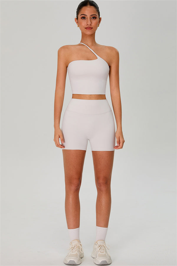 The Jewel One-Shoulder Crop Top