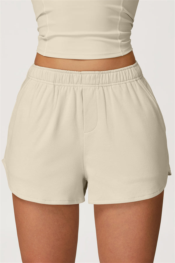 The Glacier Crop Hoodie Shorts 2-Piece Set