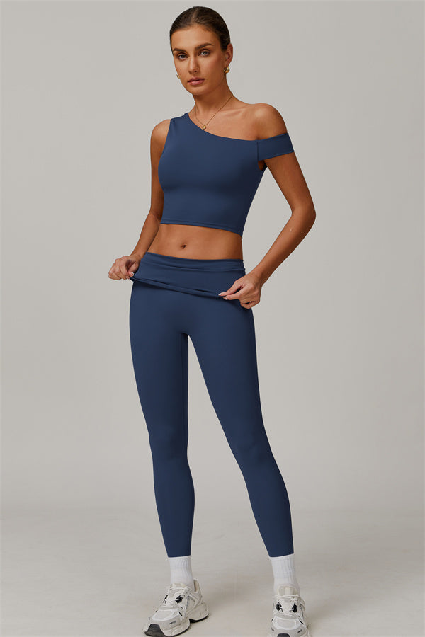 The Pearl Crop Top Leggings 2-Piece Set