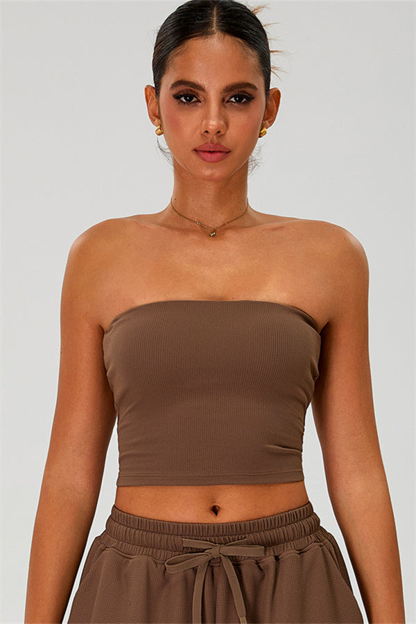 The Rush Tube Top Taupe
