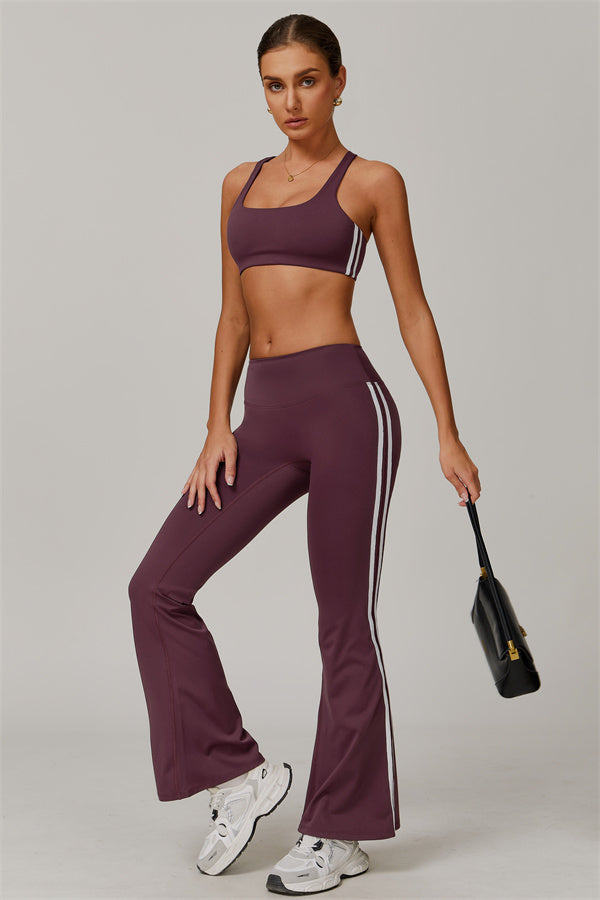 The Splendor Sports Bra Flared Leggings 2-Piece Set