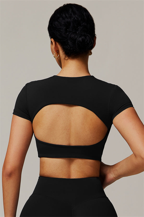 The Delicate Crop Top Black