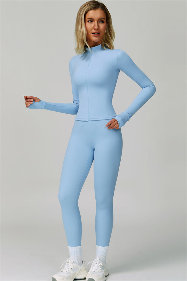 The Seraphine Jacket Sports Bra Leggings 3-Piece Set