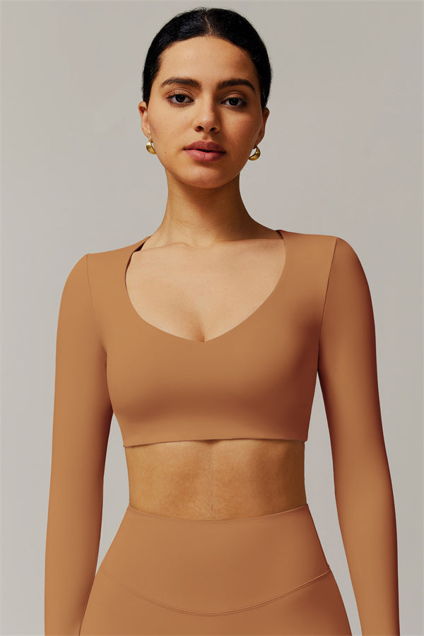The Delicate Long Sleeve T-shirt Burning Sand