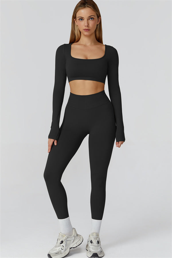 The Reign Long Sleeve Crop Top