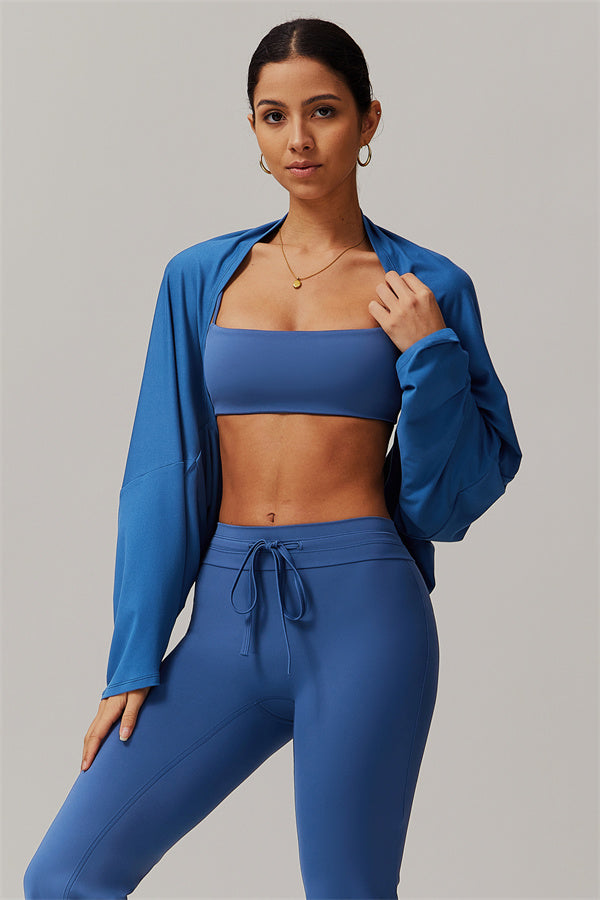 The Resonate Drift Cropped Pullover Flared Leggings 2-Piece Set