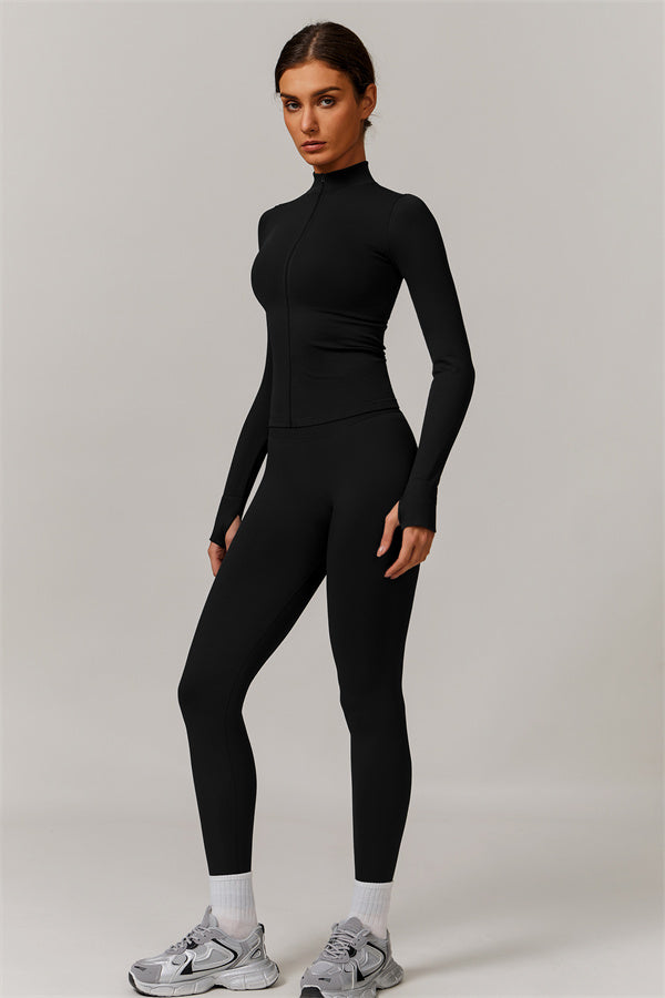The Nova Luxe Jacket Sports Bra Leggings 3-Piece Set
