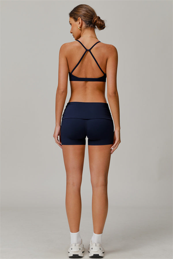 The Juno Star Sports Bra Shorts 2-Piece Set