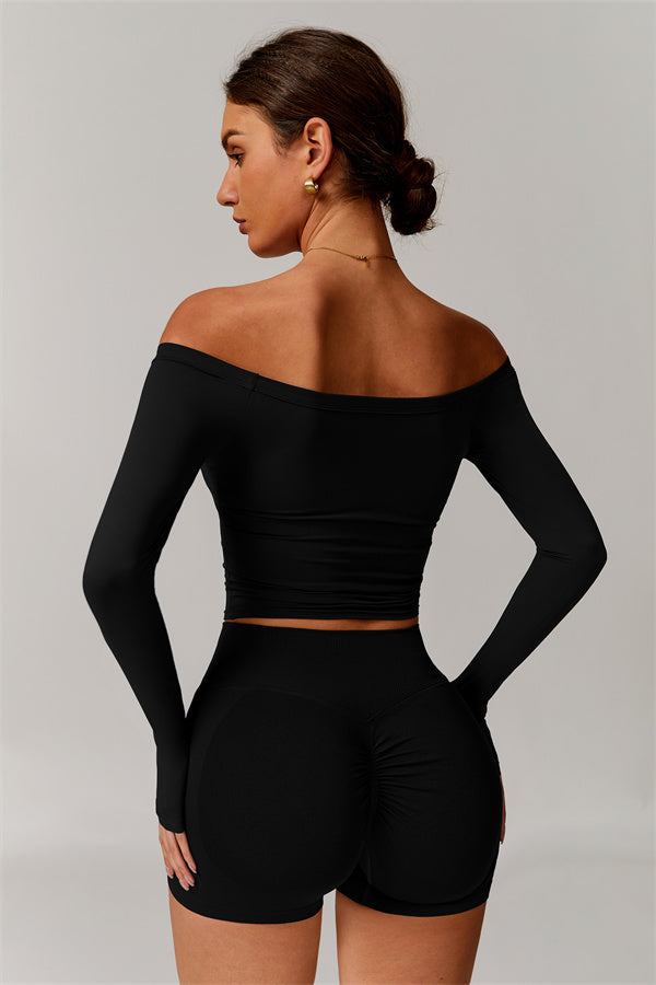 The Vivid Long Sleeve Crop Top
