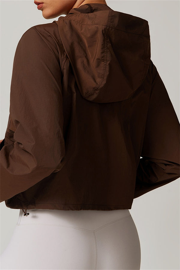 The Twinkle Hooded Coat Taupe