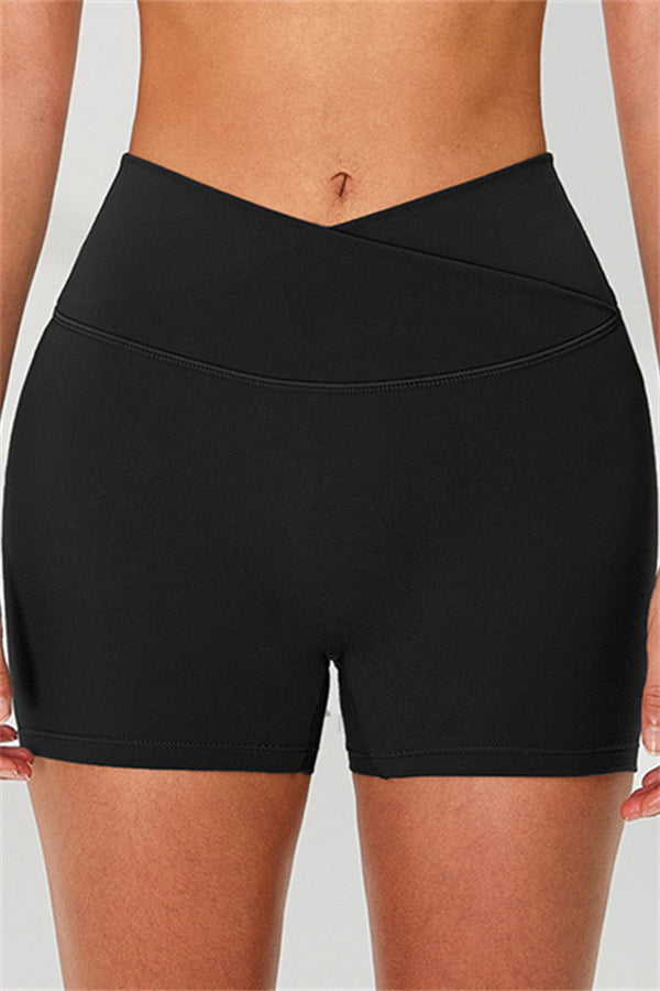 The Jewel Crop Top Crossover Shorts 2-Piece Set