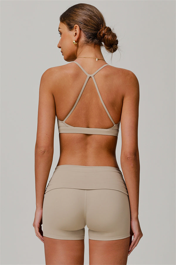 The Juno Star Sports Bra Shorts 2-Piece Set