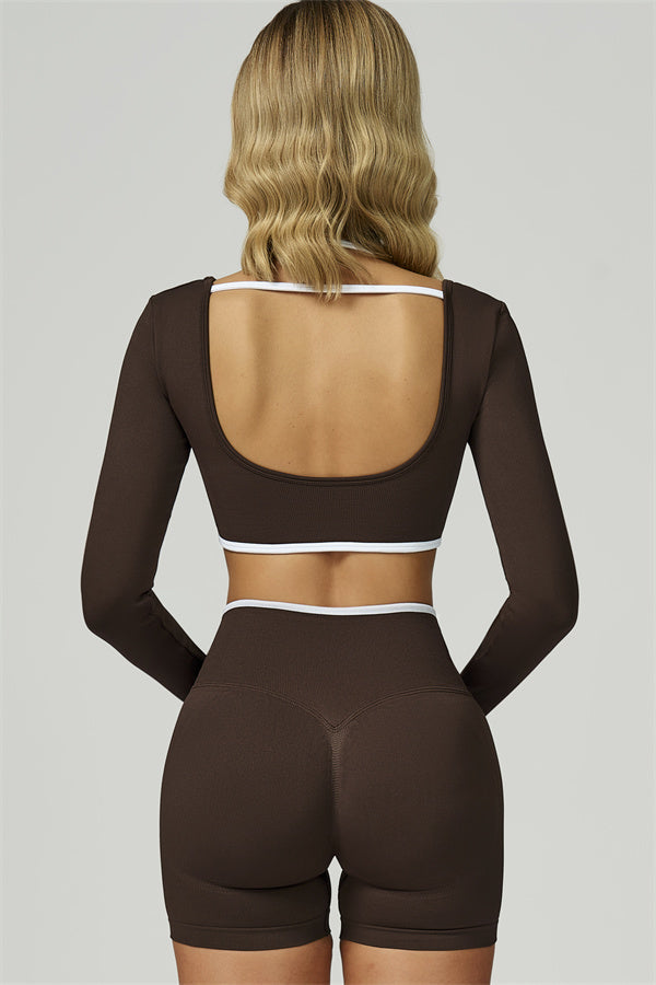 The Prime Line Long Sleeve Crop Top