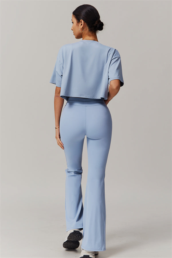 The Resonate T-shirt Flared Leggings 2-Piece Set