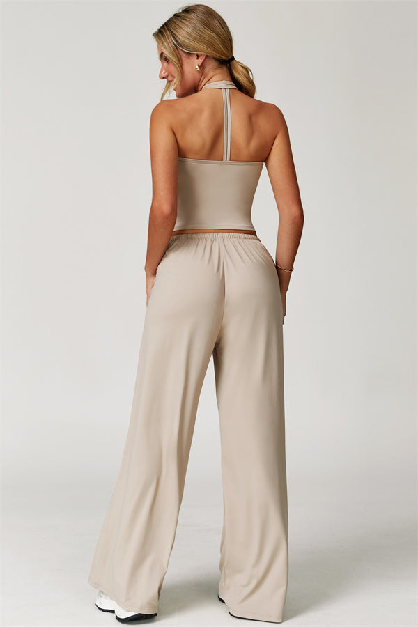 The Sprint Halter Tank Top Sweatpants 2-Piece Set