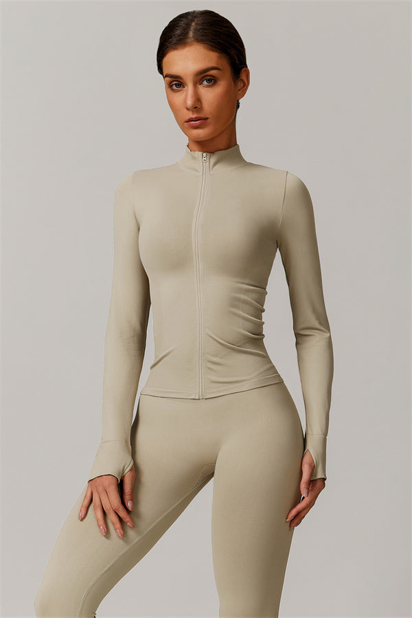 The Nova Luxe Jacket Sports Bra Leggings 3-Piece Set