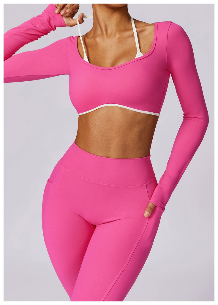 Noelle Contrast Longsleeve Top