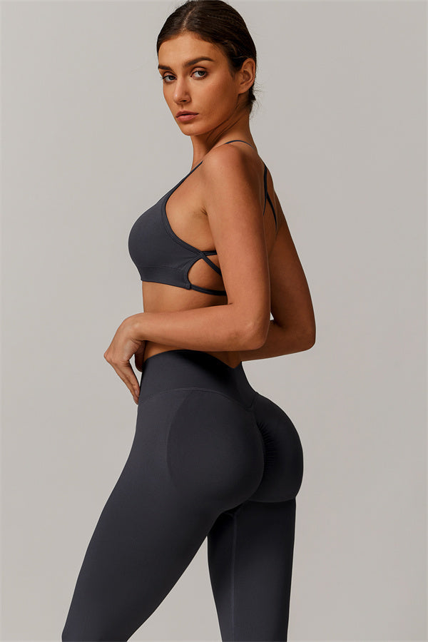 The Nova Luxe Leggings Deep Grey