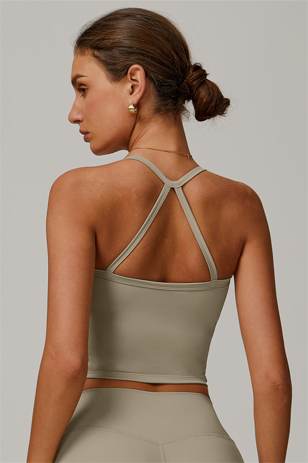 Athena Celeste Crop Vest Nobel