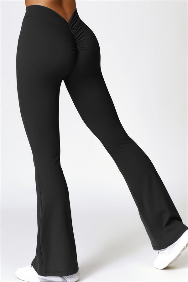 The Viva Flared Leggings Black